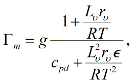 Moist-adiabatic LR